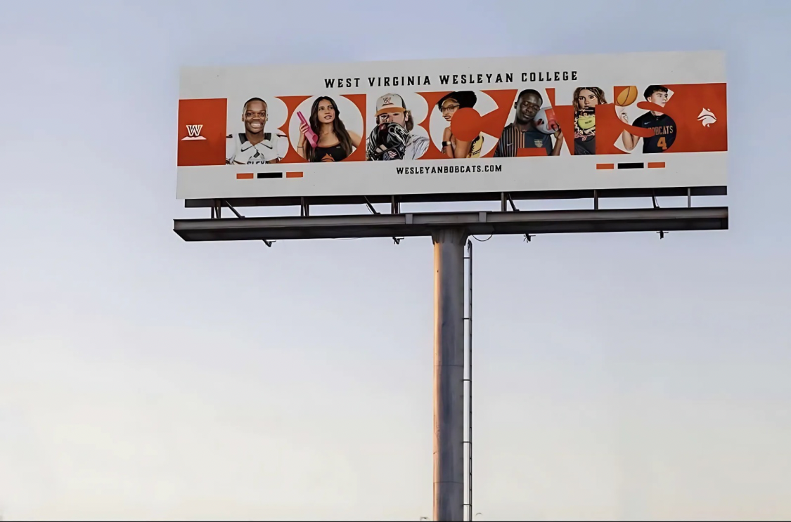 Wesleyan Athletics Billboard